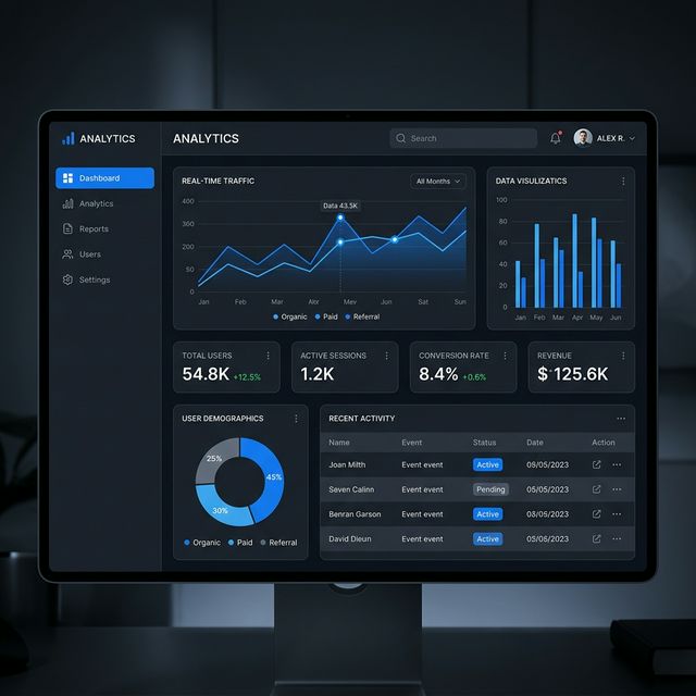 SaaS Analytics Dashboard